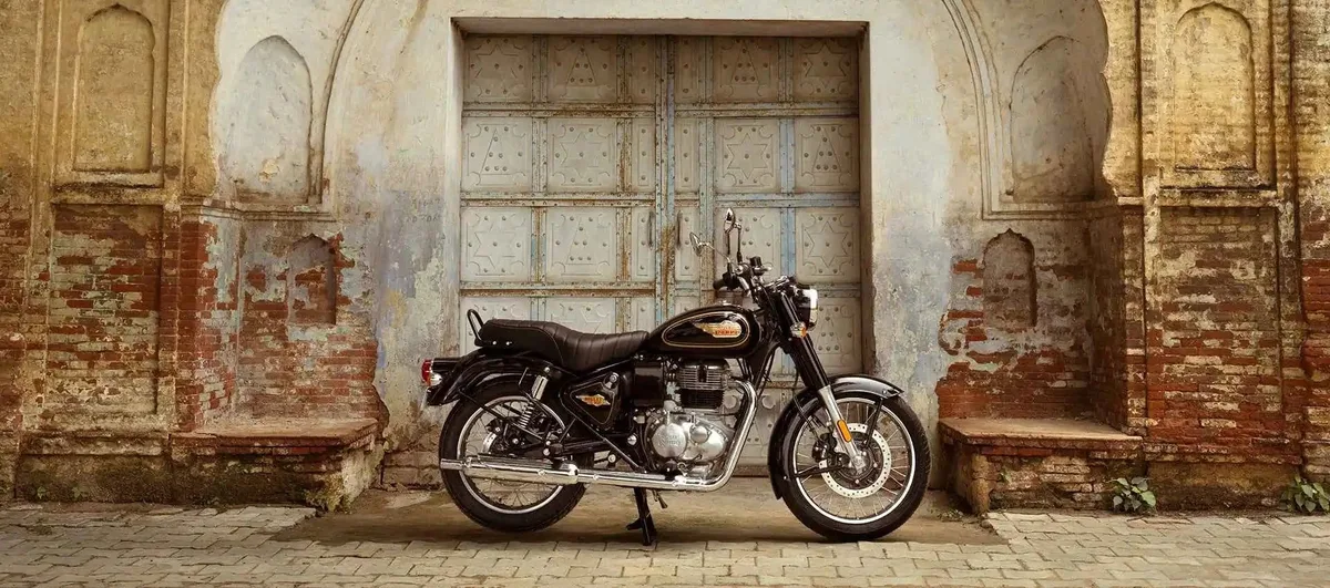 Royal Enfield Bullet 350 on the road