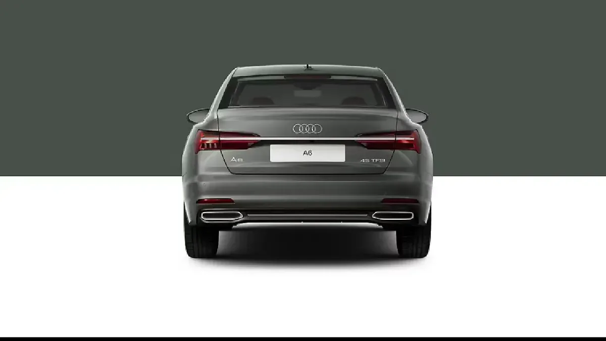 Audi A6 rear three-quarter view