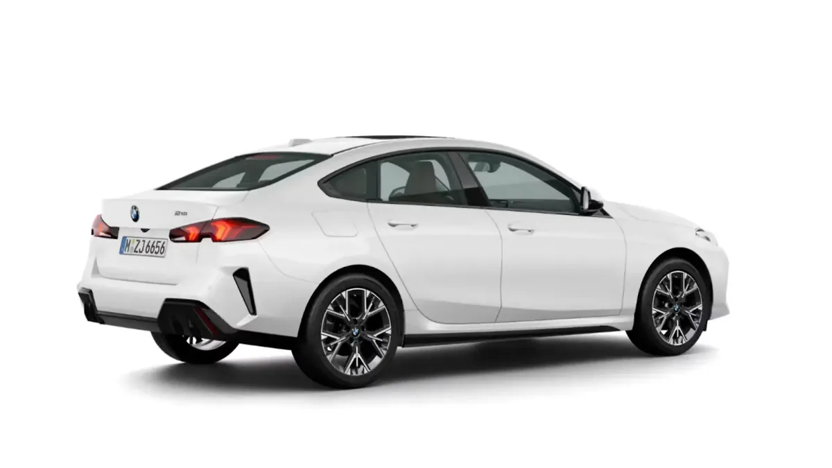 BMW 2 Series Gran Coupe rear three-quarter view