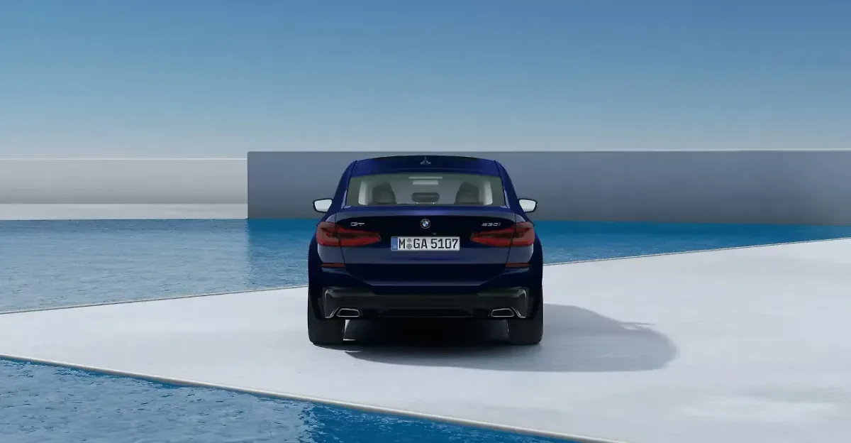 BMW 6 Series GT rear three-quarter view