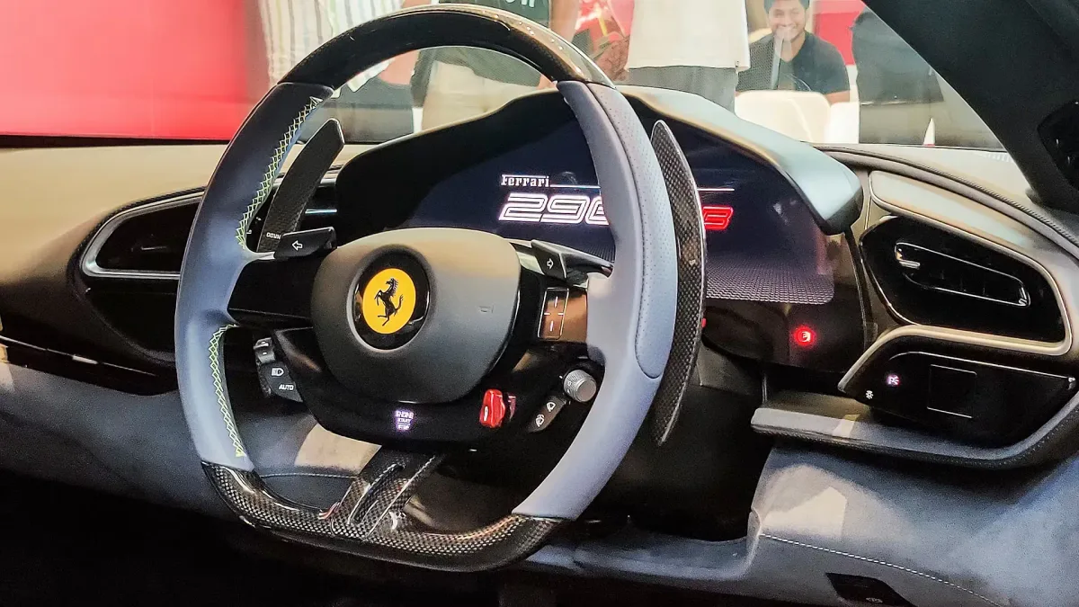 Ferrari 296 GTB interior