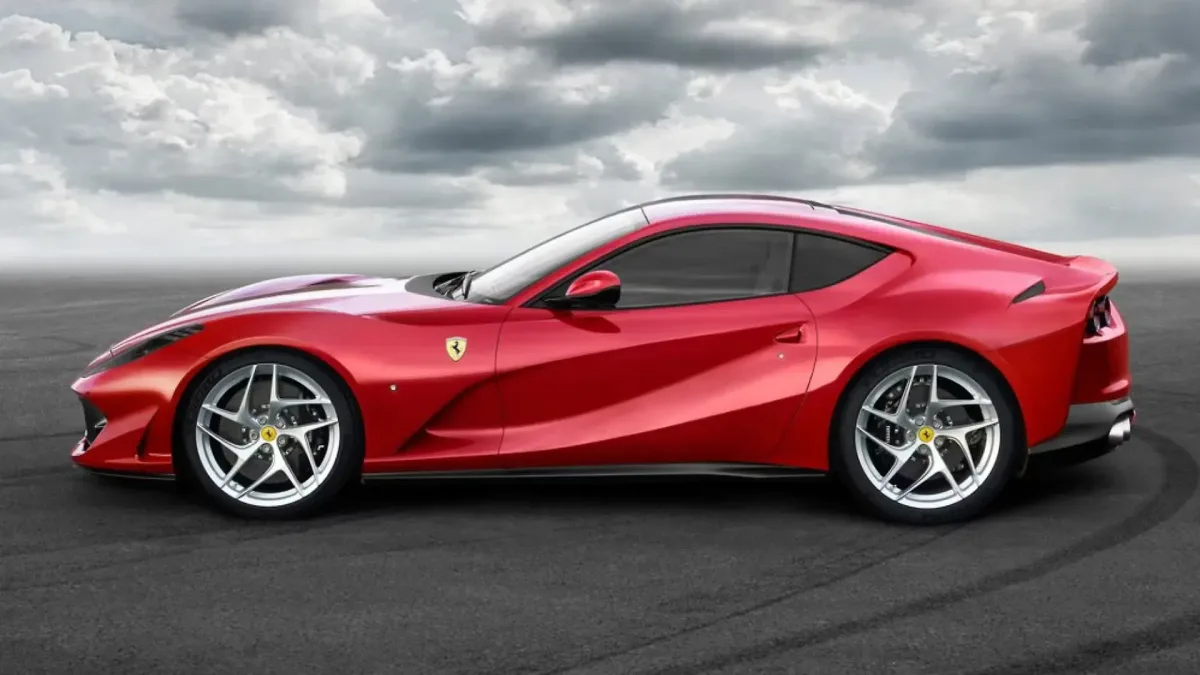 Ferrari 812 side view
