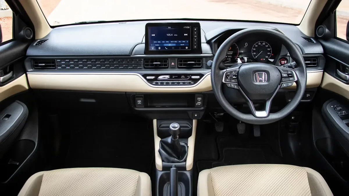 Honda Amaze dashboard