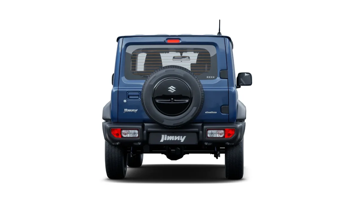Maruti Suzuki Jimny 5-door in blue, exterior rear