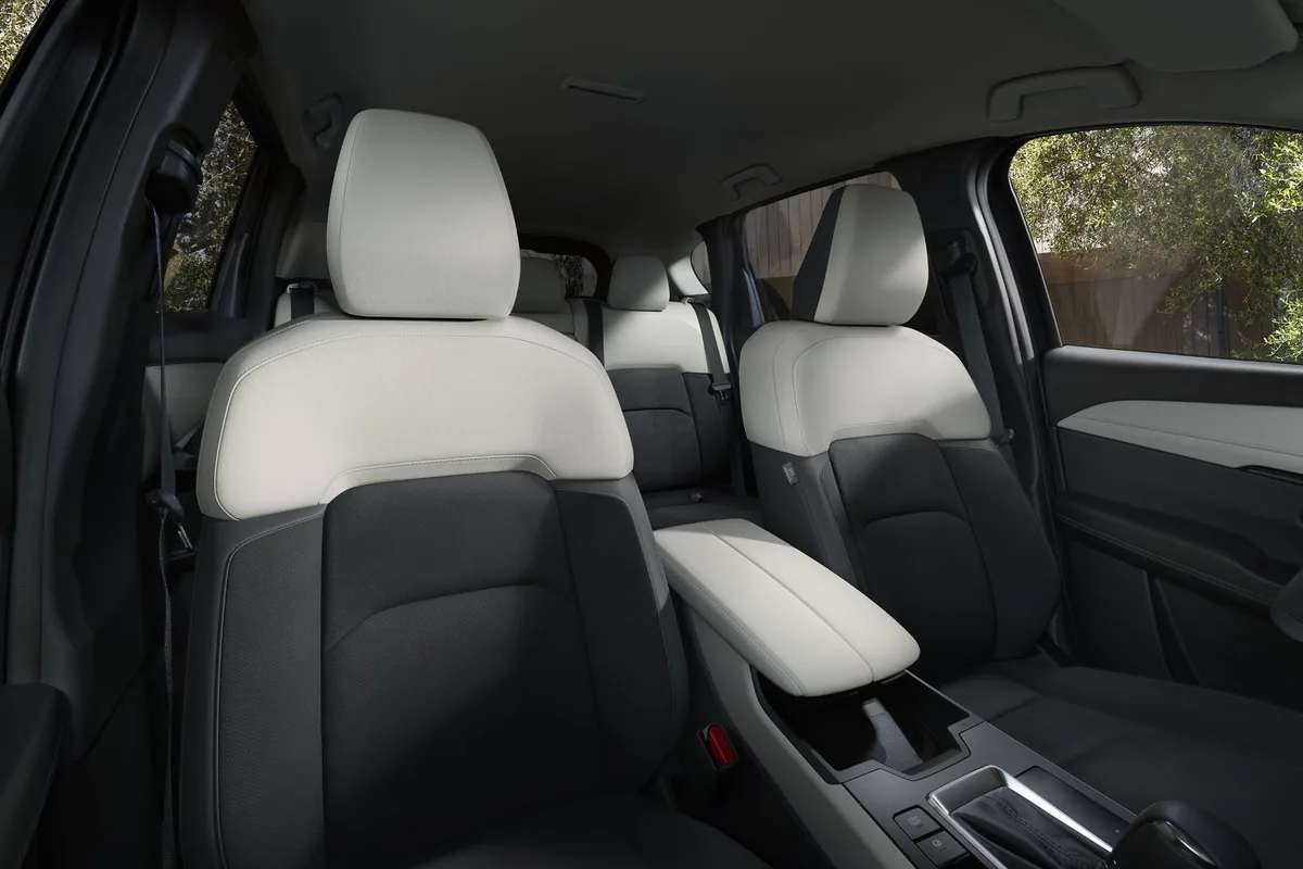 Mazda CX-5 white and black seats