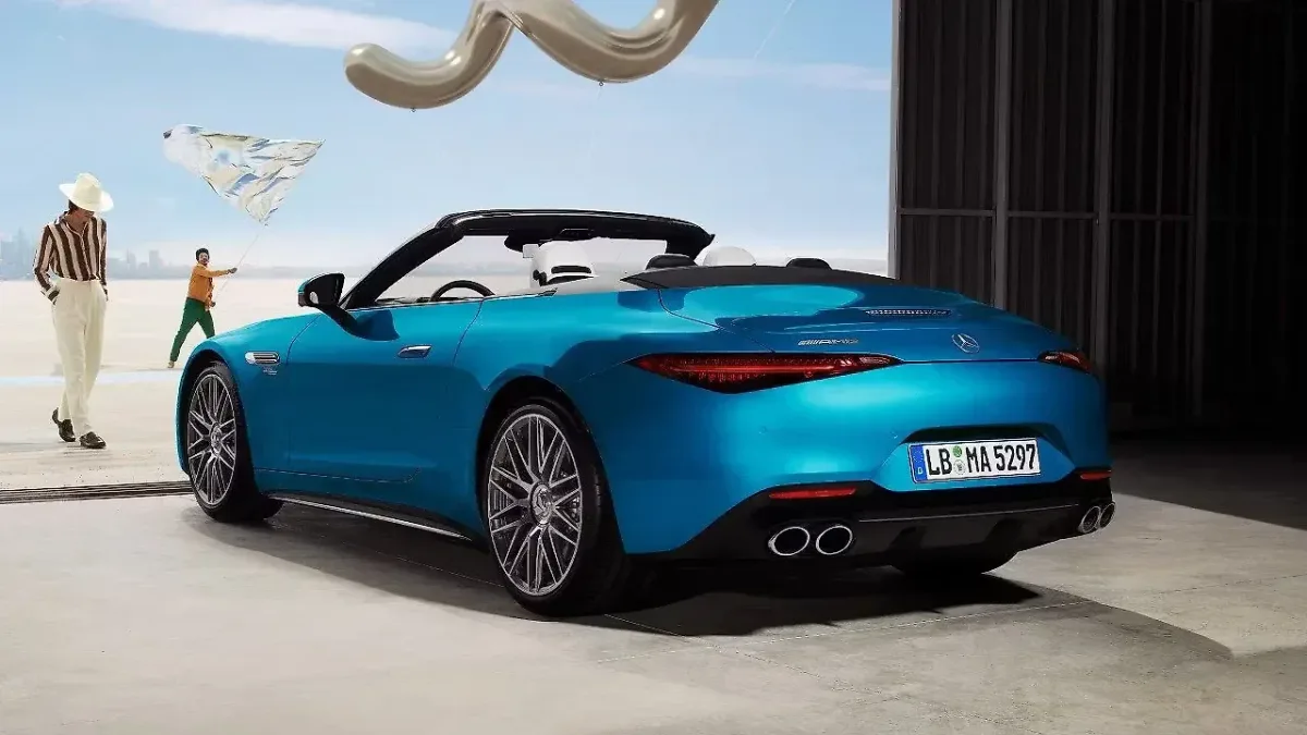 Mercedes-Benz AMG SL 55 rear three-quarter view