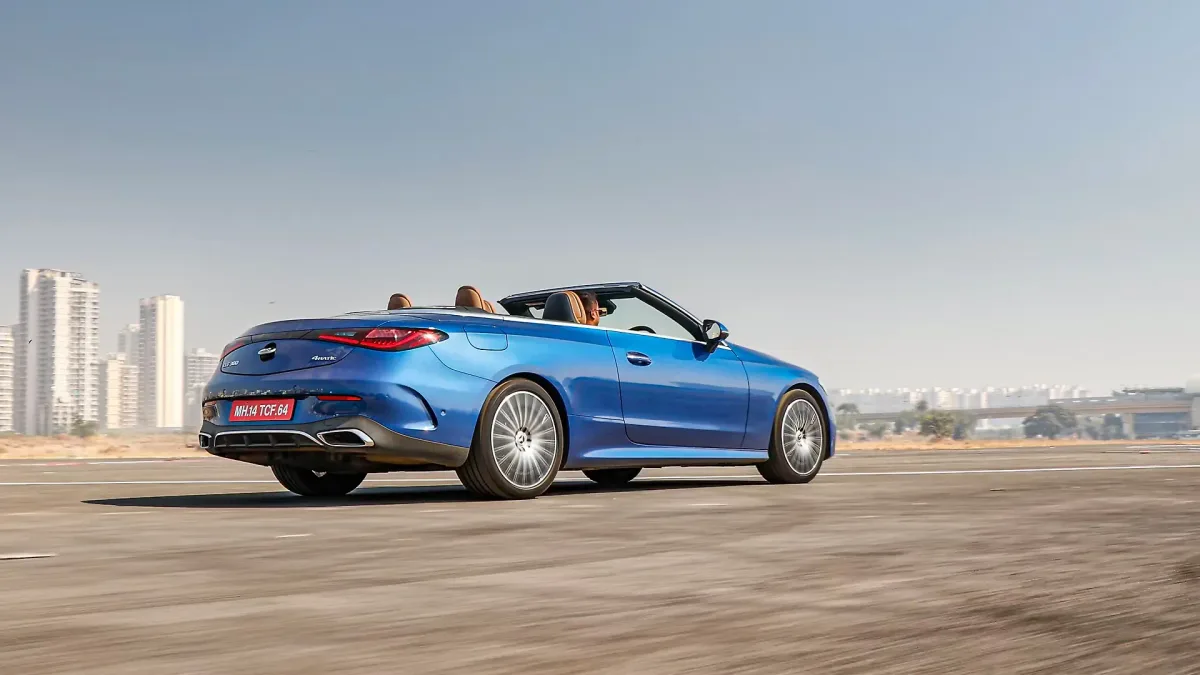 Mercedes-Benz CLE rear three-quarter view