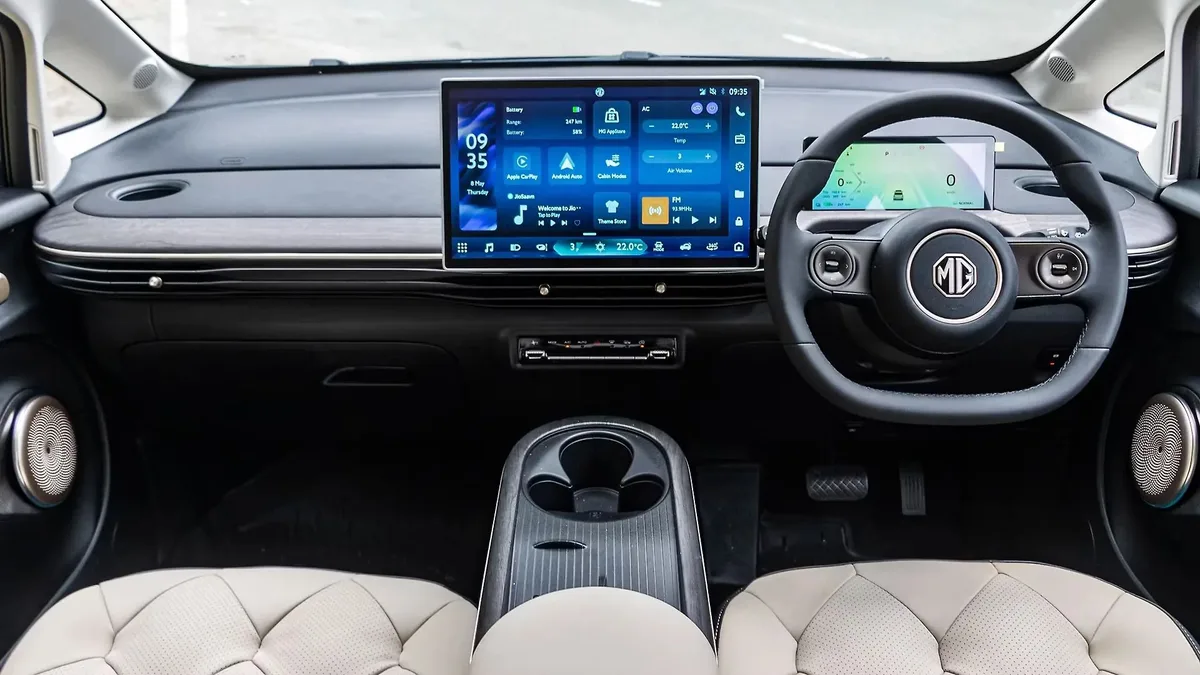 MG Windsor EV dashboard
