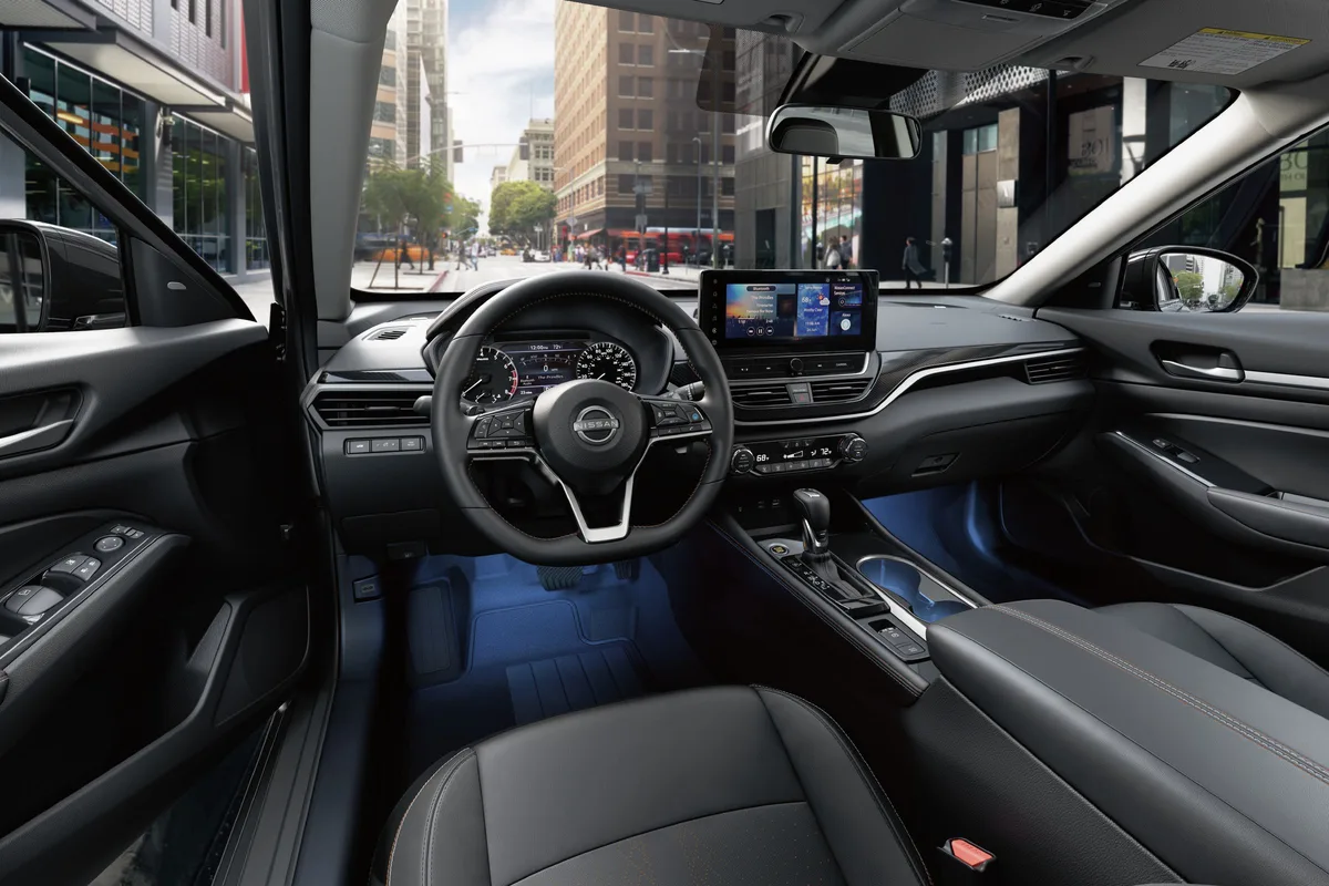 Nissan Altima dashboard and center touchscreen
