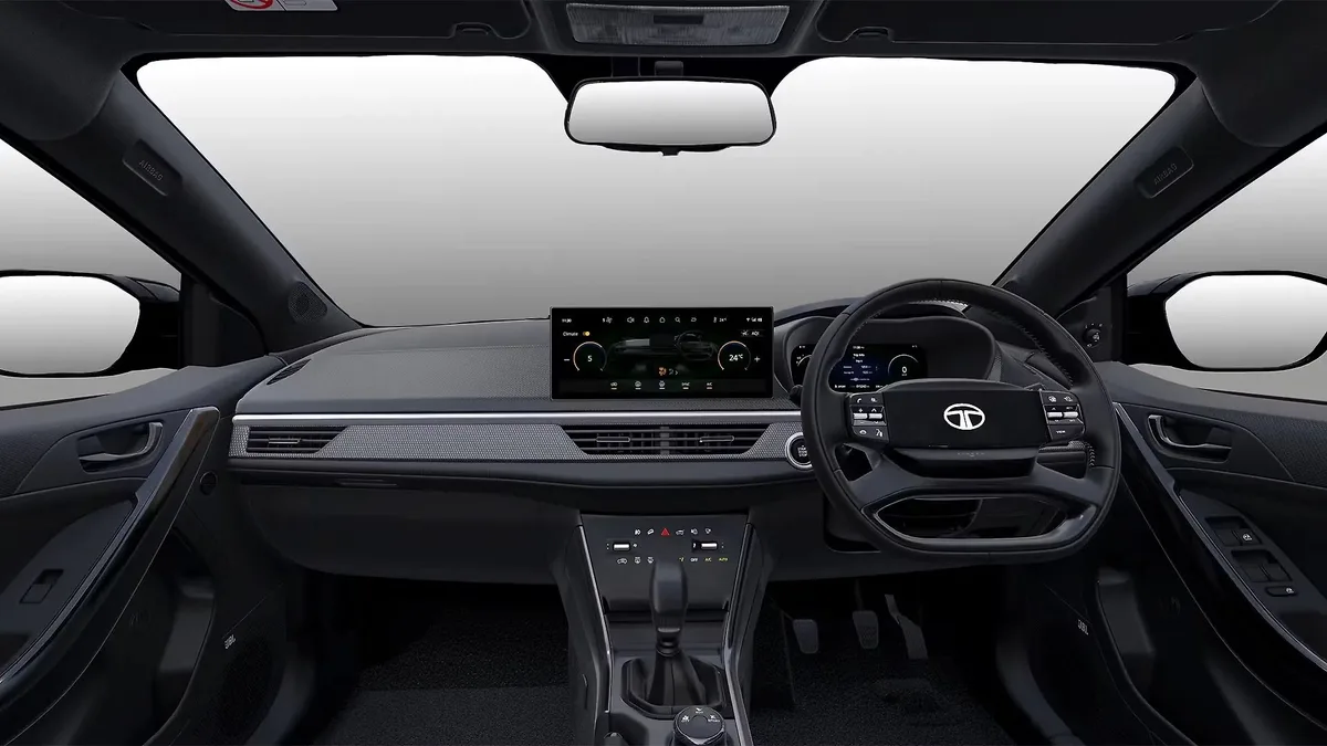 Tata Curvv dashboard