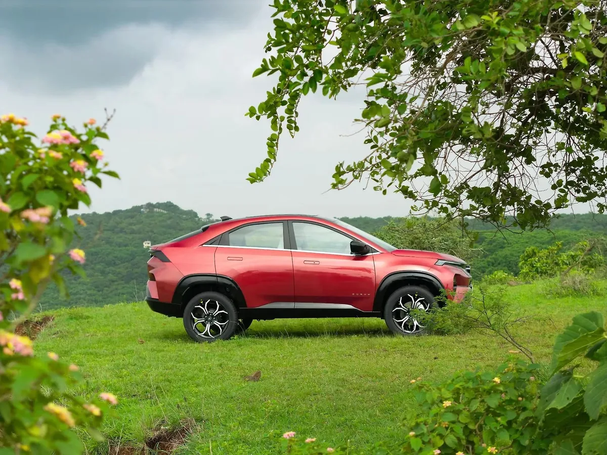 Tata Curvv side view