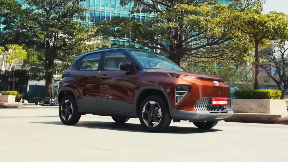 Tata Motors Punch EV side view