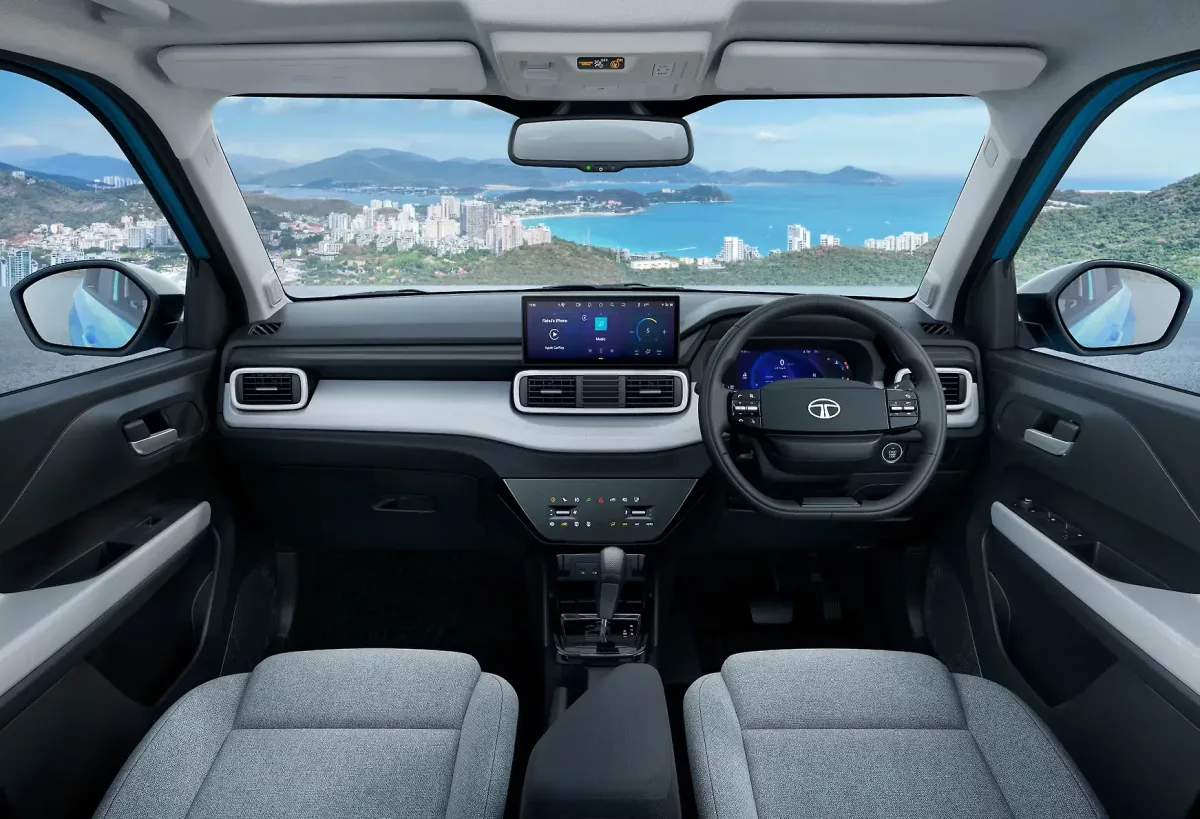 Tata Motors Punch dashboard