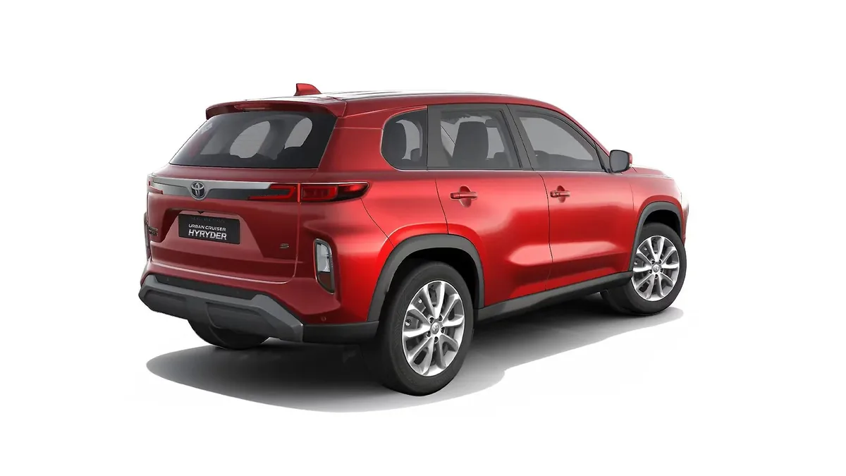 Toyota Urban Cruiser Hyryder rear view